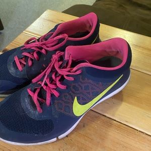 Nike Flex 2015 Navy Pink Neon Yellow
